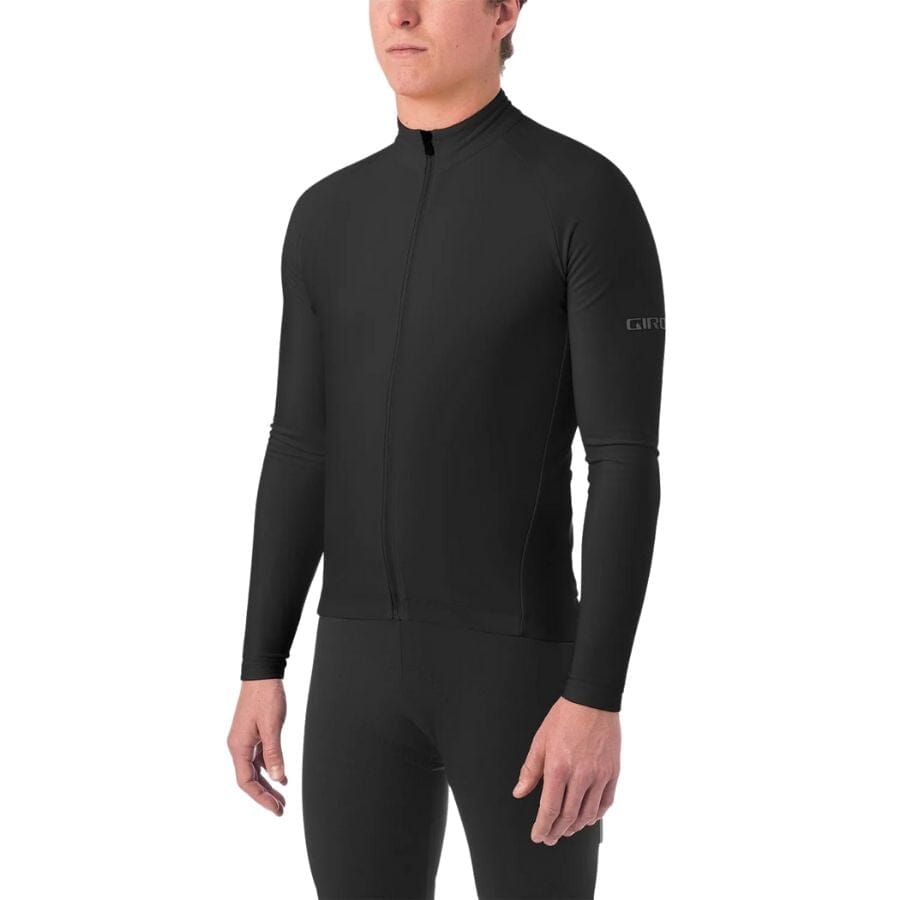 Giro Mens Chrono Thermal Long Sleeve Jersey APPAREL Giro Black S 