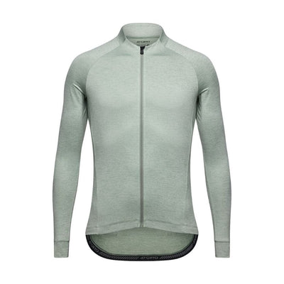 Giro New Road Long Sleeve Jersey Green Heather