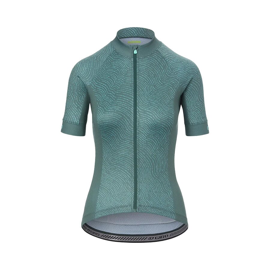 Giro Women's Chrono Sport Jersey Apparel Giro Grey Green Pounce M