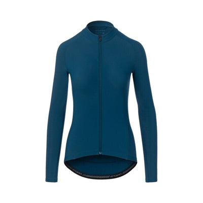 The Giro Women's Chrono Thermal LS Jersey in Harbor Blue