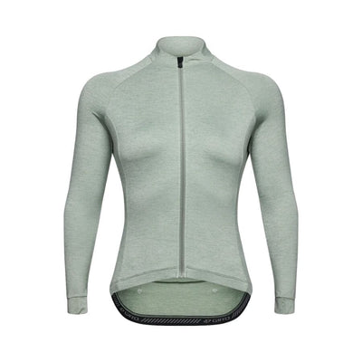 Giro Womens New Road Long Sleeve Jersey APPAREL Giro Hedge Green Heather S 