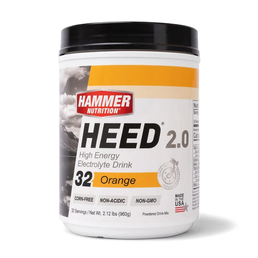 Hammer Nutrition Heed Sports Drink Accessories Hammer Nutrition Orange 32 Servings 2.0