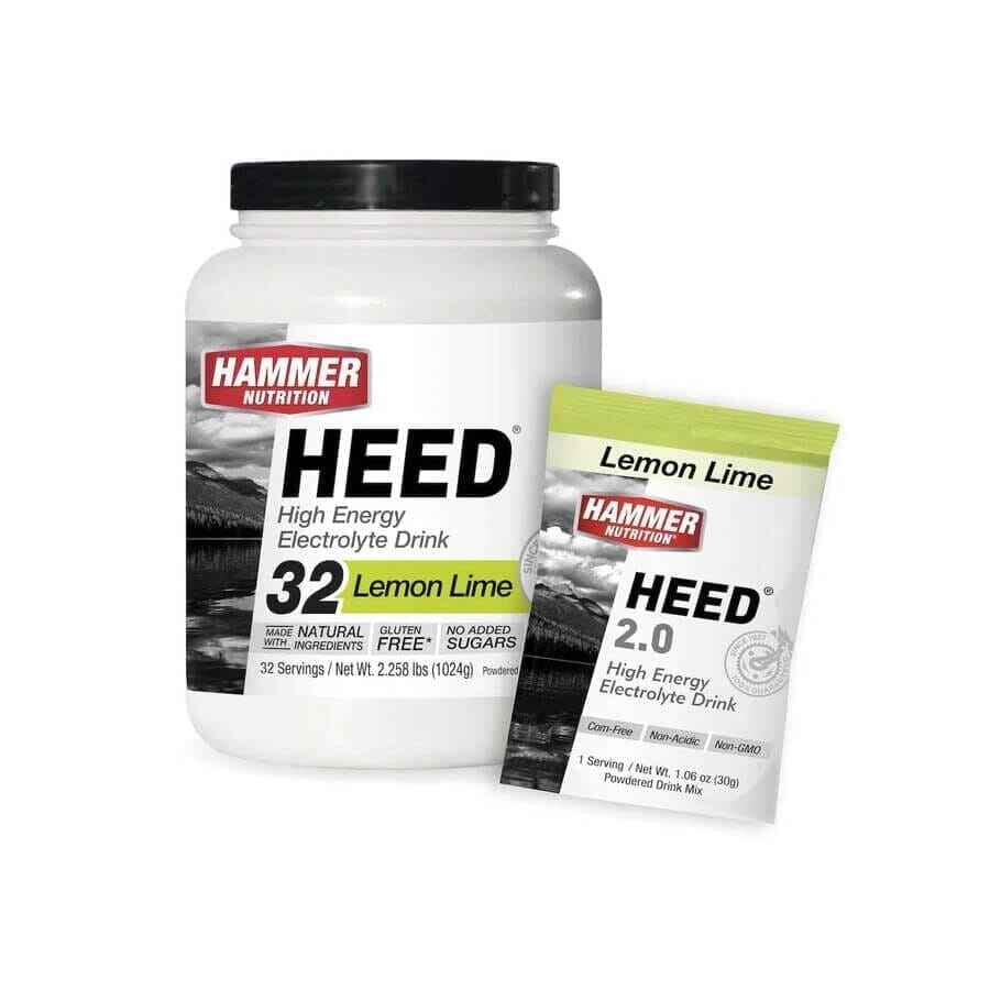 Hammer Nutrition Heed Sports Drink 2.0 ACCESSORIES Hammer Nutrition Lemon Lime 32 Servings