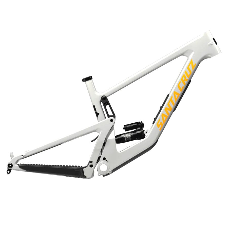 Santa Cruz Bronson 4.1 CC Frame Bikes Santa Cruz Bicycles Gloss Chalk White XS 