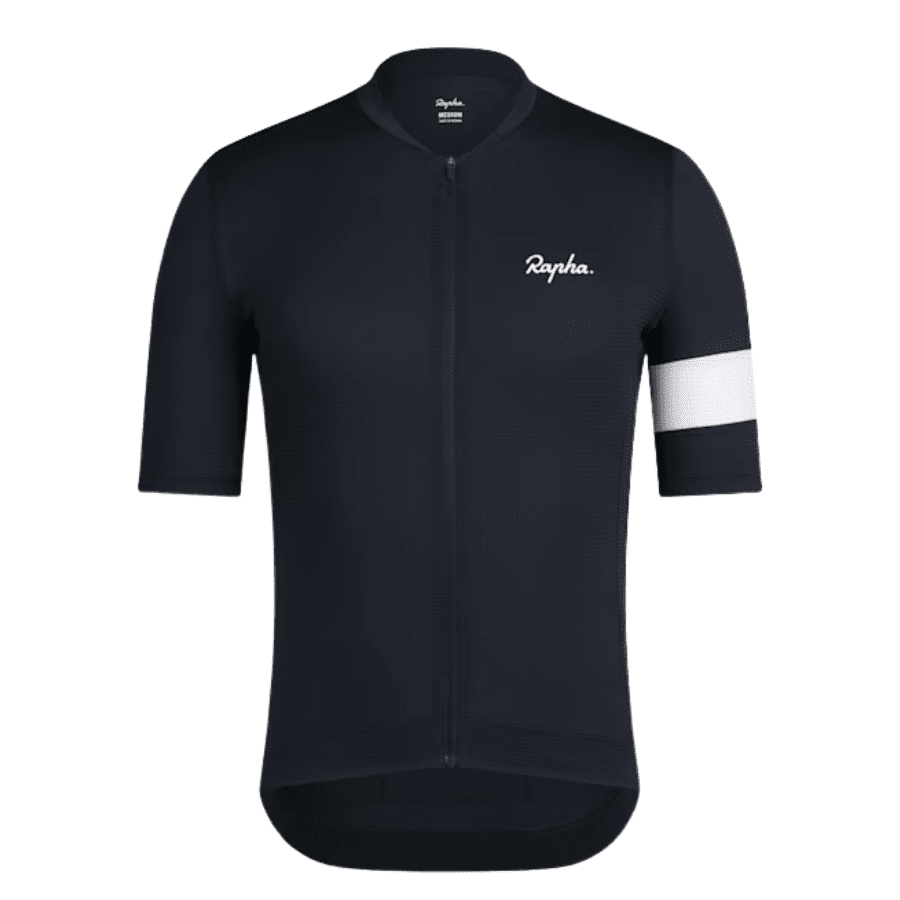 Rapha Core Lightweight Jersey APPAREL Rapha Black / White XS 