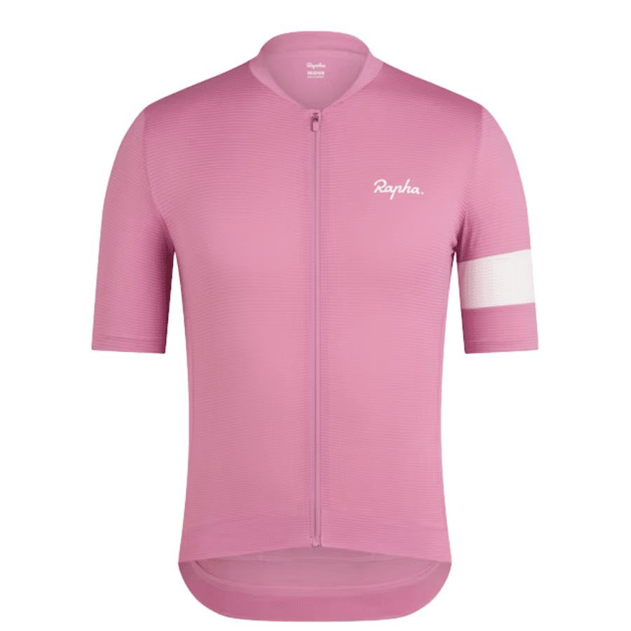 Rapha Core Lightweight Jersey APPAREL Rapha Dusty Mauve / White XS 