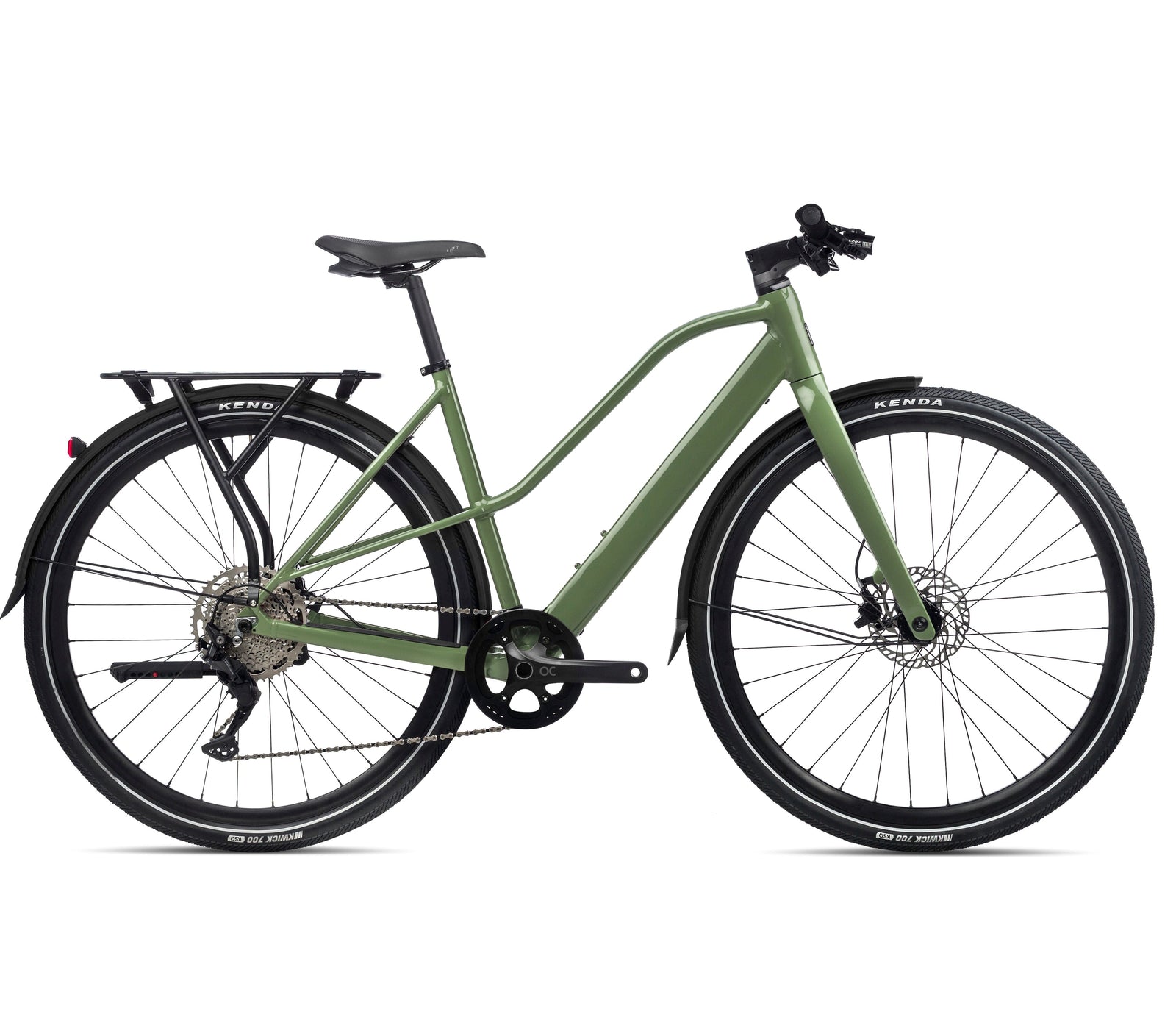 2023 Orbea Vibe MID H30 EQ 20mph Bikes Orbea Bikes Urban Green Gloss S 