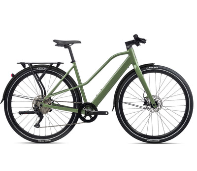 2023 Orbea Vibe MID H30 EQ 20mph Bikes Orbea Bikes Urban Green Gloss S 