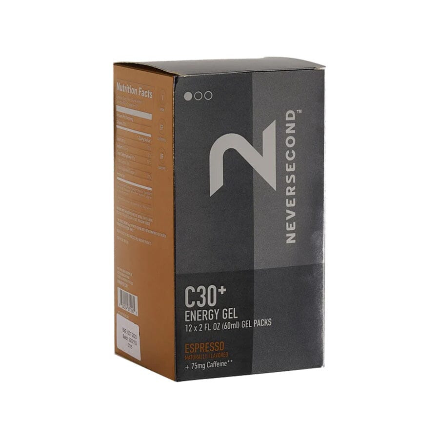 Neversecond C30+ Energy Gels - 12/box | Contender Bicycles