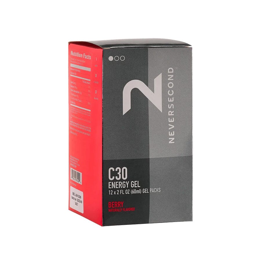 Neversecond C30 Energy Gels - 12/box | Contender Bicycles