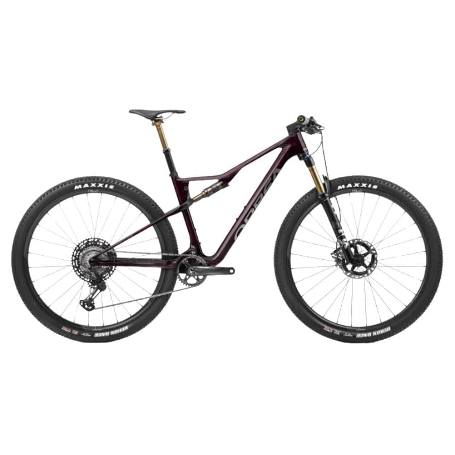 Orbea Oiz M-TEAM XTR Bikes Orbea Wine Red Carbon View - Titan (Gloss) L 