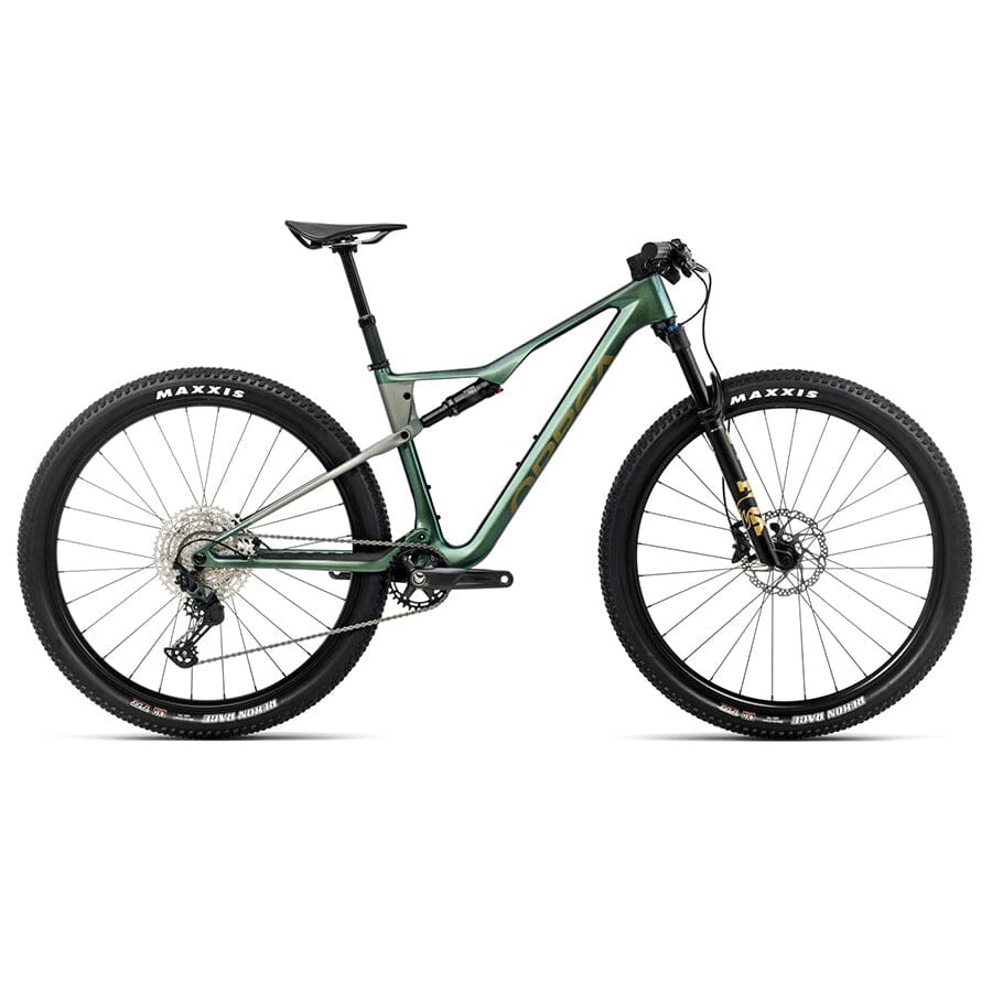 Orbea Oiz M30 BIKES Orbea Bikes Seaweed Carbon View (Gloss) - Spaceship Green (Matt) M 