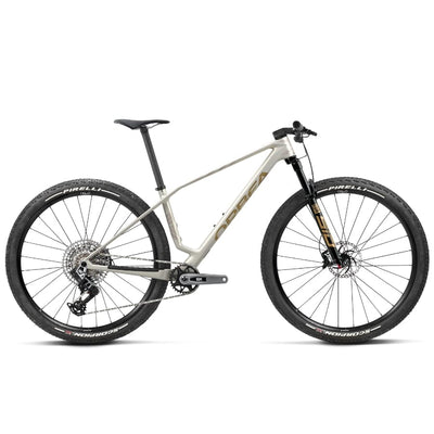 Orbea Alma M-PRO BIKES Orbea Bikes Golden White - Titan Gold (Matt) S 