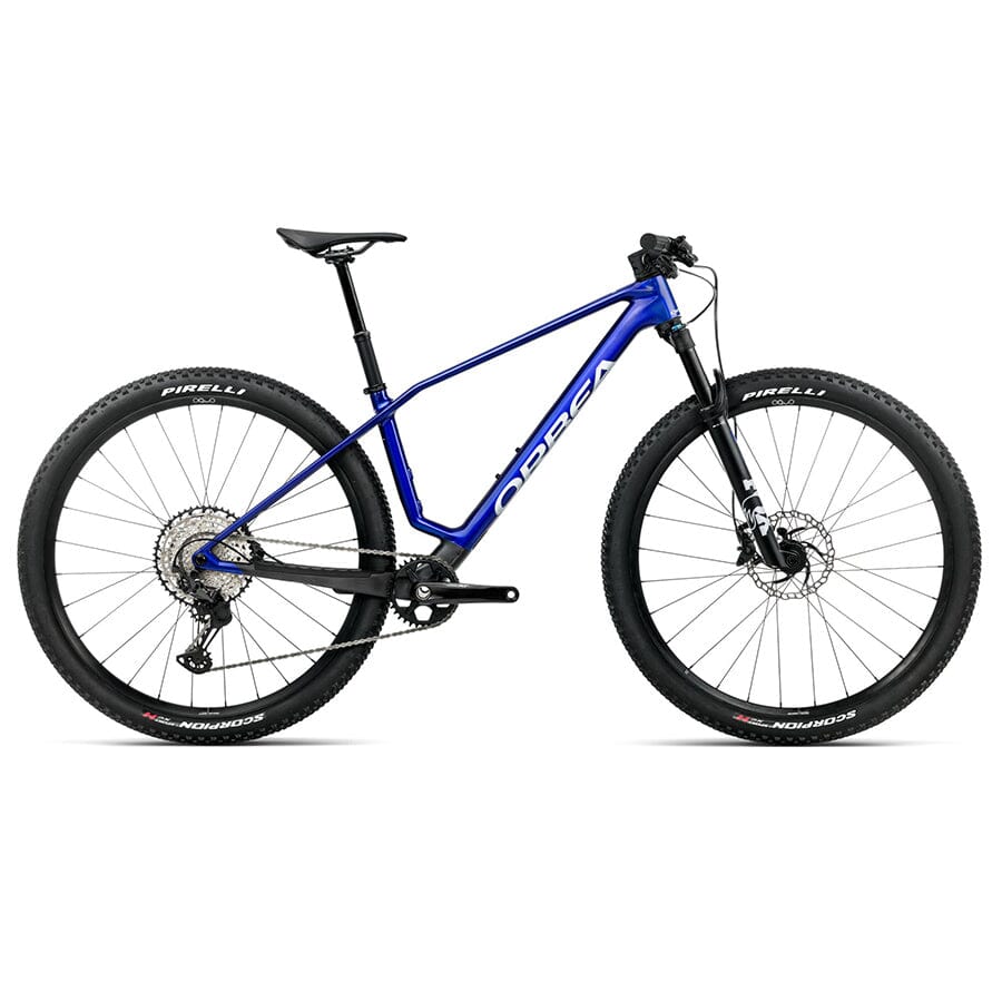 Orbea Alma M25 BIKES Orbea Bikes Cobalt Blue (Gloss) - Carbon Raw (Matt) S 