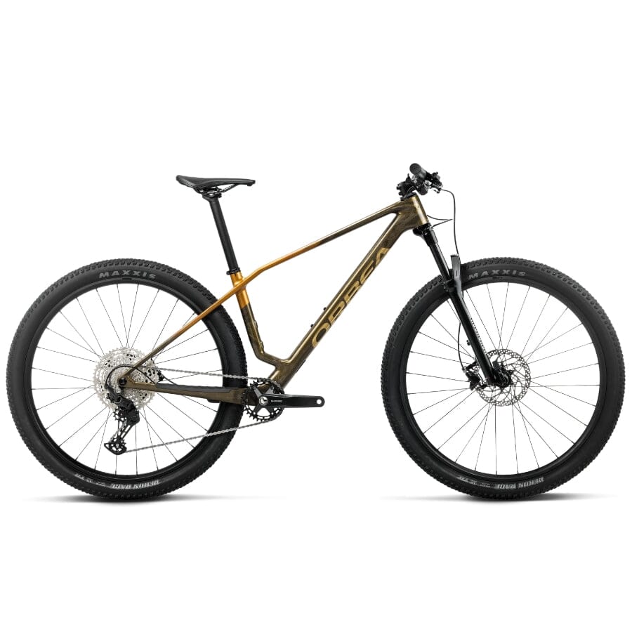 Orbea Alma M50 BIKES Orbea Bikes Caramel Carbon View - Leo Orange (Gloss) S 