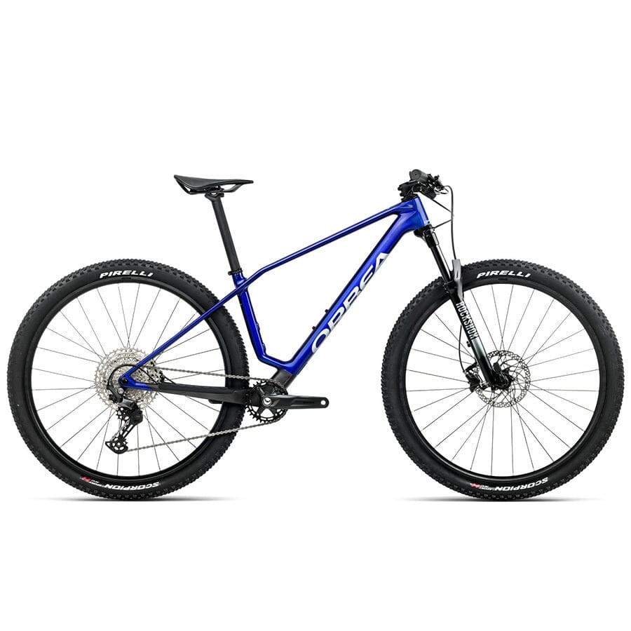 Orbea Alma M50 BIKES Orbea Bikes Cobalt Blue (Gloss) - Carbon Raw (Matt) S 