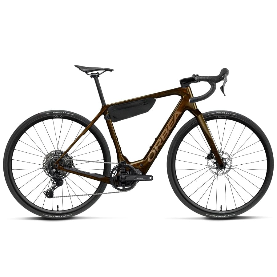 Orbea Denna M40 28MPH BIKES Orbea Bikes Caramel C. View (Gloss) - Metallic Gold (Gloss) XS 