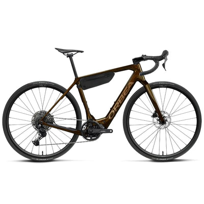 Orbea Denna M40 28MPH BIKES Orbea Bikes Caramel C. View (Gloss) - Metallic Gold (Gloss) XS 