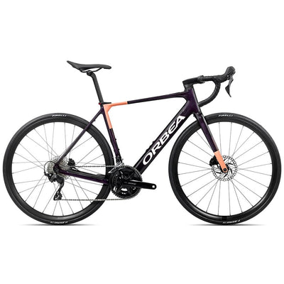 The Orbea Gain M30 20MPH in Fantasy Purple Carbon View and Orange Cloud | Contender Bicycles