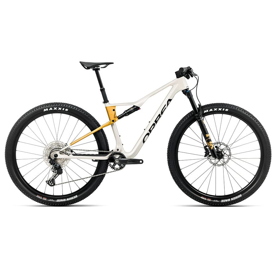 Orbea Oiz M30 BIKES Orbea Bikes Ivory White (Gloss) - Bumblebee Yellow (Matt) S 