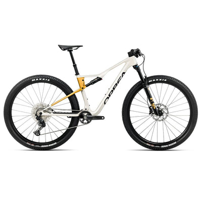 Orbea Oiz M30 BIKES Orbea Bikes Ivory White (Gloss) - Bumblebee Yellow (Matt) S 
