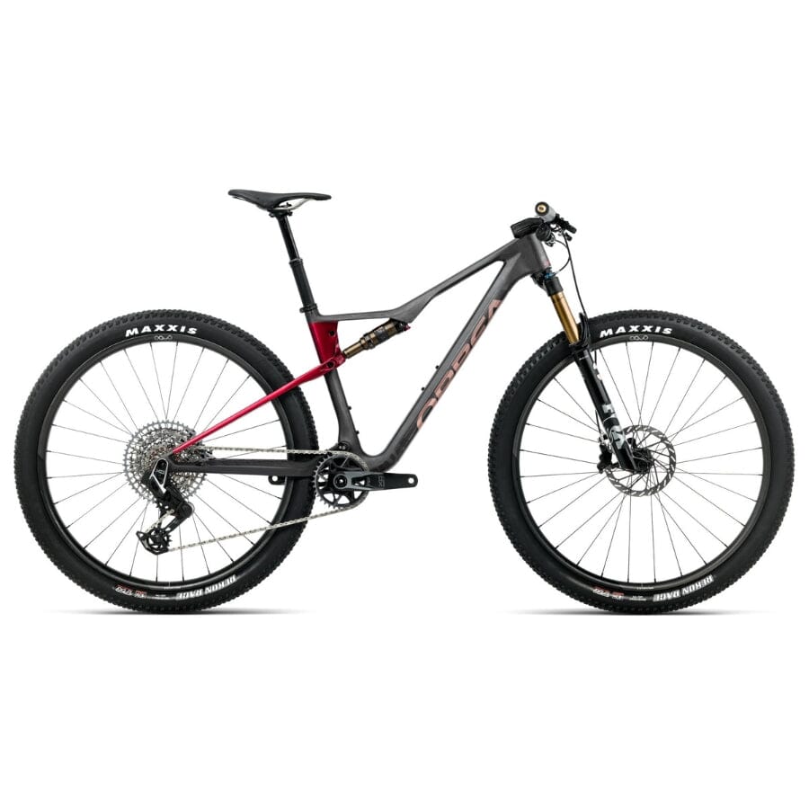 Orbea Oiz M-Team AXS Bikes Orbea Bikes Diamond Carbon View (Matt) - Cherry Red (Gloss) S 