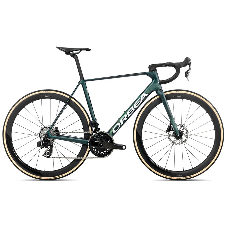 Orbea Orca M21Eltd Pwr BIKES Orbea Bikes Escape Green - Carbon View Matt 55 