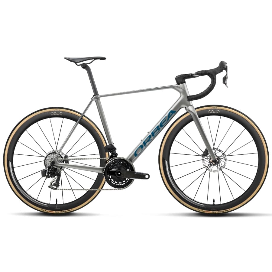 Orbea Orca M21e LTD PWR BIKES Orbea Bikes Spark Silver - Titain Grey (Gloss) 47 