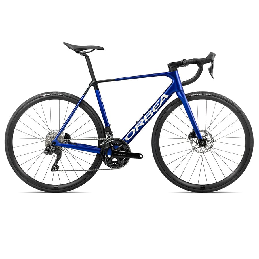 Orbea Orca M30i BIKES Orbea Bikes Cobalt Blue - Carbon Raw (Matt) 47