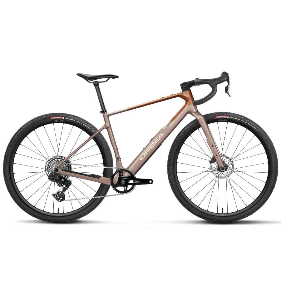 Orbea Terra M31eTEAM 1X BIKES Orbea Bikes Nickel - Met Cinnamon (Matt) XS 