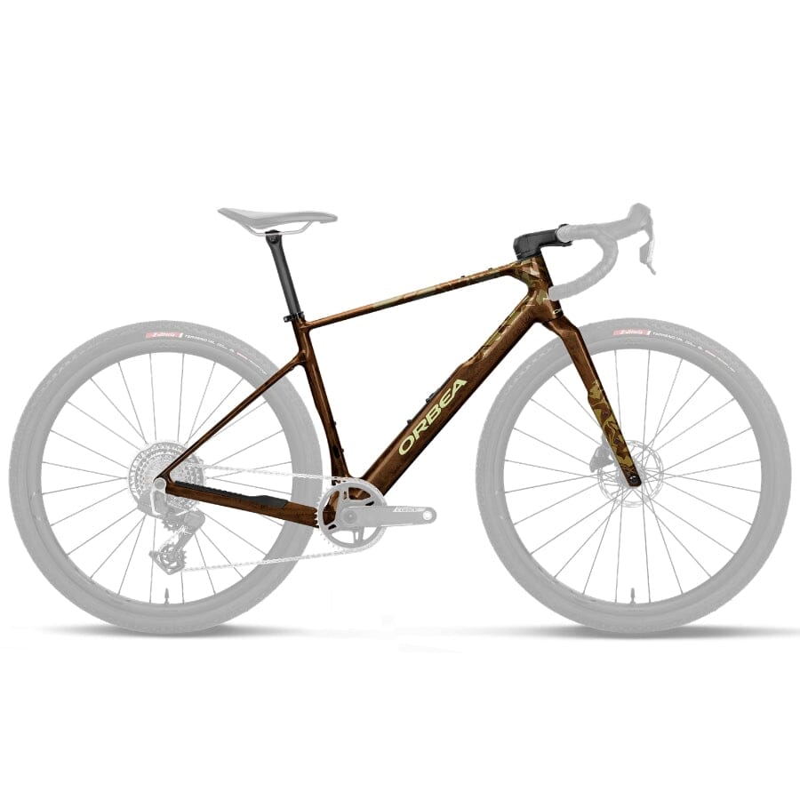 Orbea Terra OMR Frameset BIKES Orbea Bikes Caramel Carbon View (Gloss) XS 