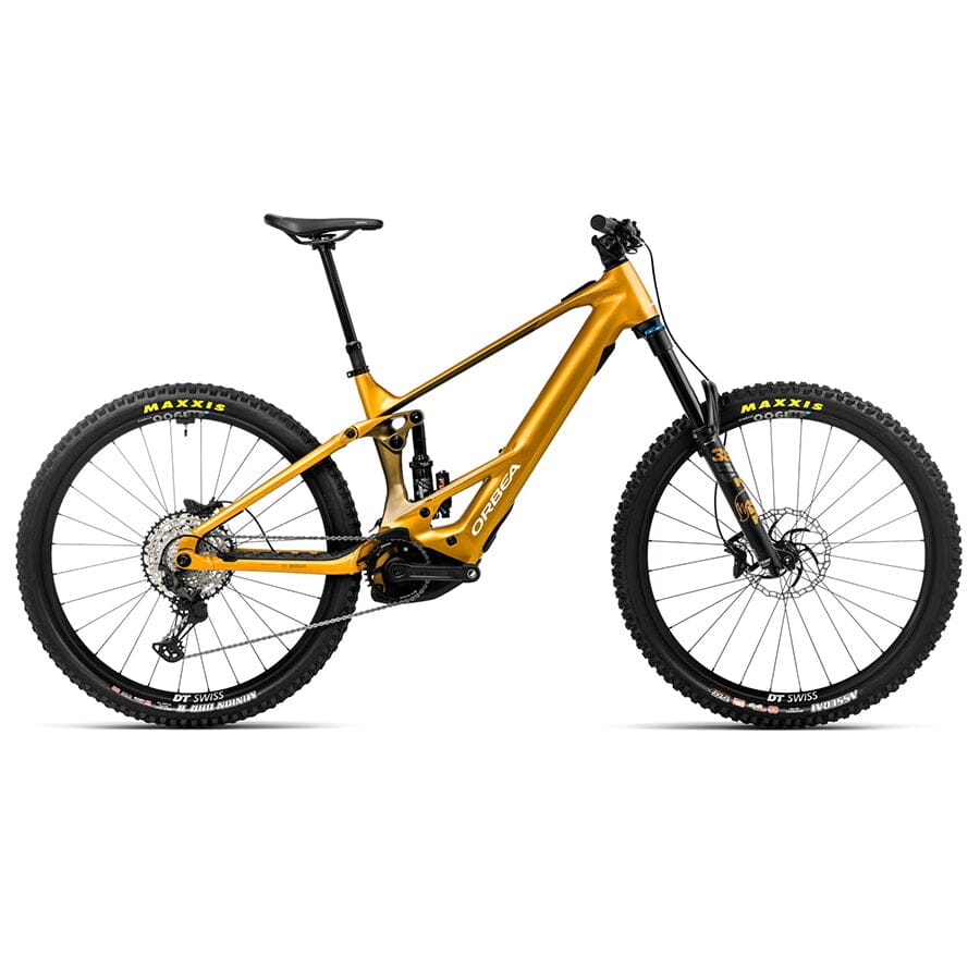 Orbea Wild H10 Mullet 20mph BIKES Orbea Bikes Bumblebee Yellow - Metallic Olive Green (Gloss) S