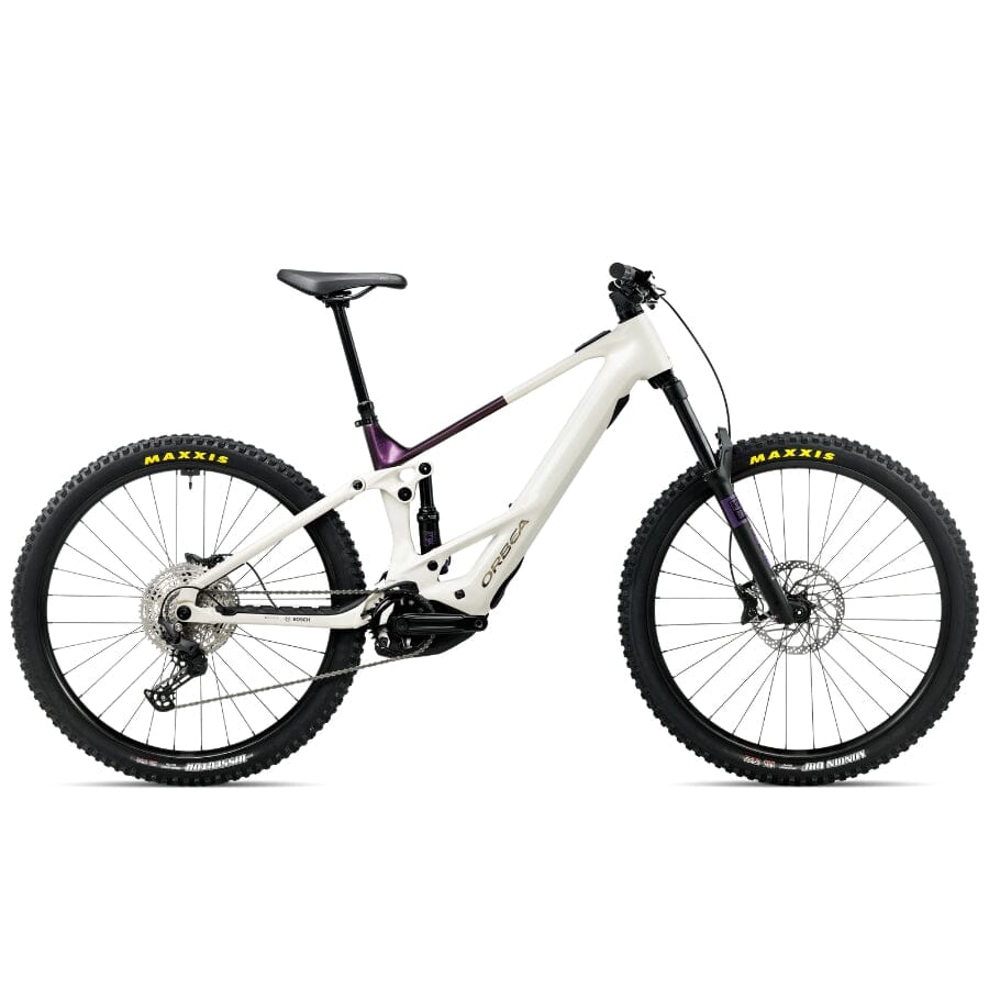 Orbea Wild TR H20 20mph BIKES Orbea Bikes White Cream - Sunset (Gloss) S 