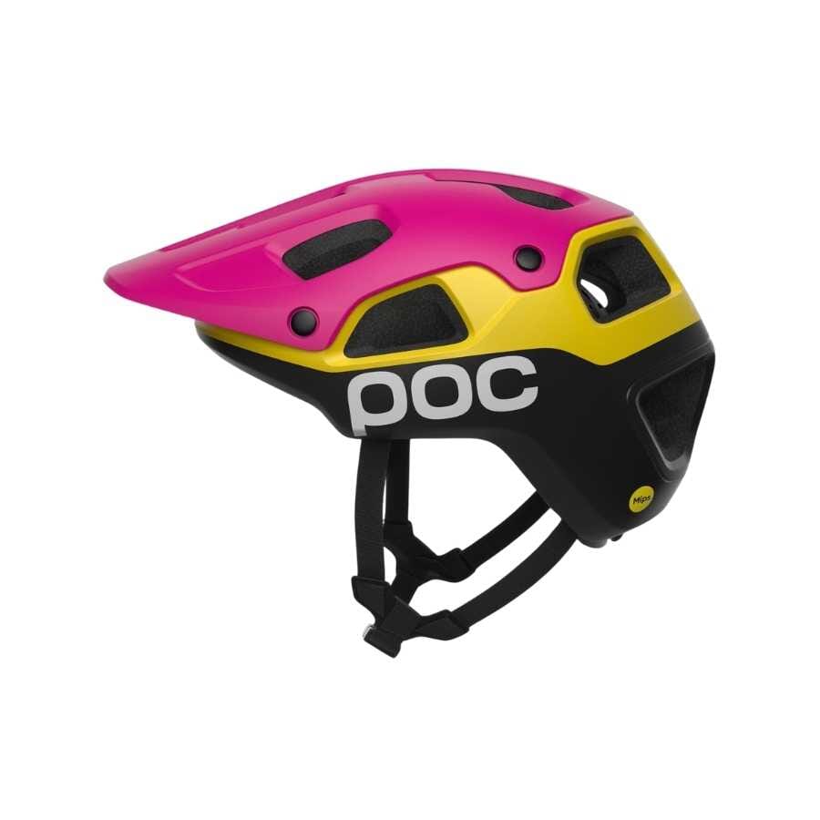 POC Cularis Pure MTB Helmet APPAREL POC Rhos Red Matt / Citrine Yellow Matt S 