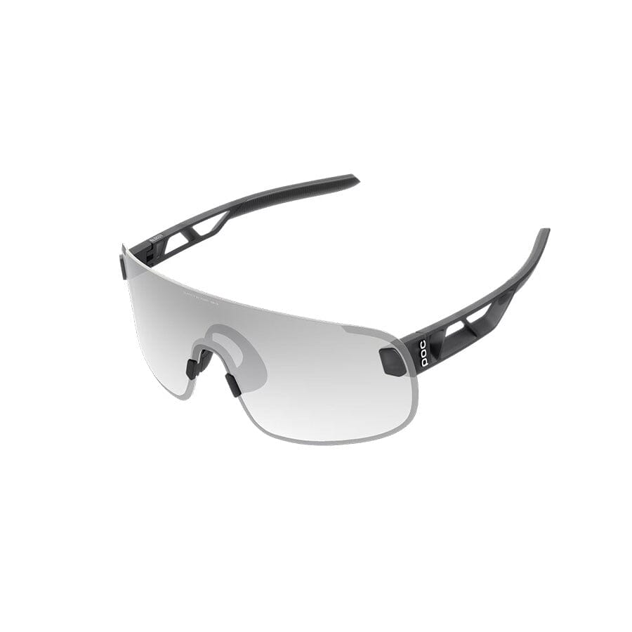 POC Elicit Photochromic Bike Sunglasses APPAREL POC Translucent Black / Clarity Photochromic / Changeable Grey 