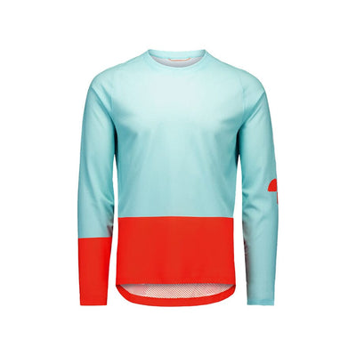 POC Men's Motion Air Long Sleeve MTB Jersey POC Lazurite Blue / Carnelian Orange S 
