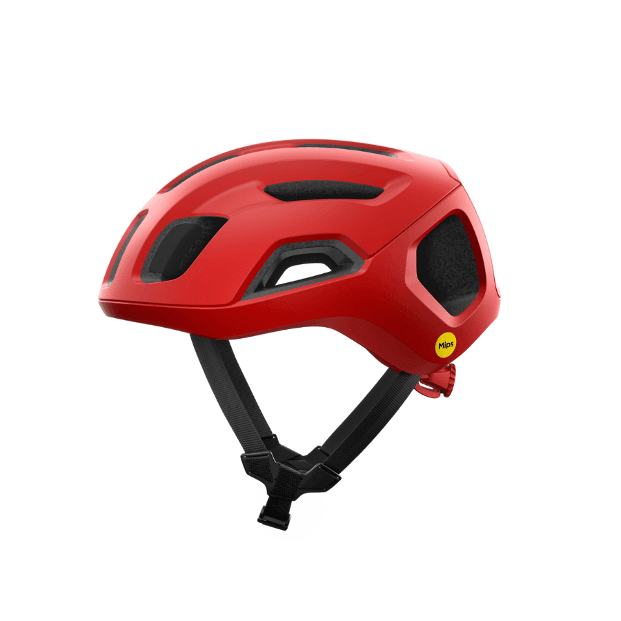 poc ventral air mips fahrradhelm POC Ventral Air MIPS Helmet Prismane Red Matt, S/50-56cm