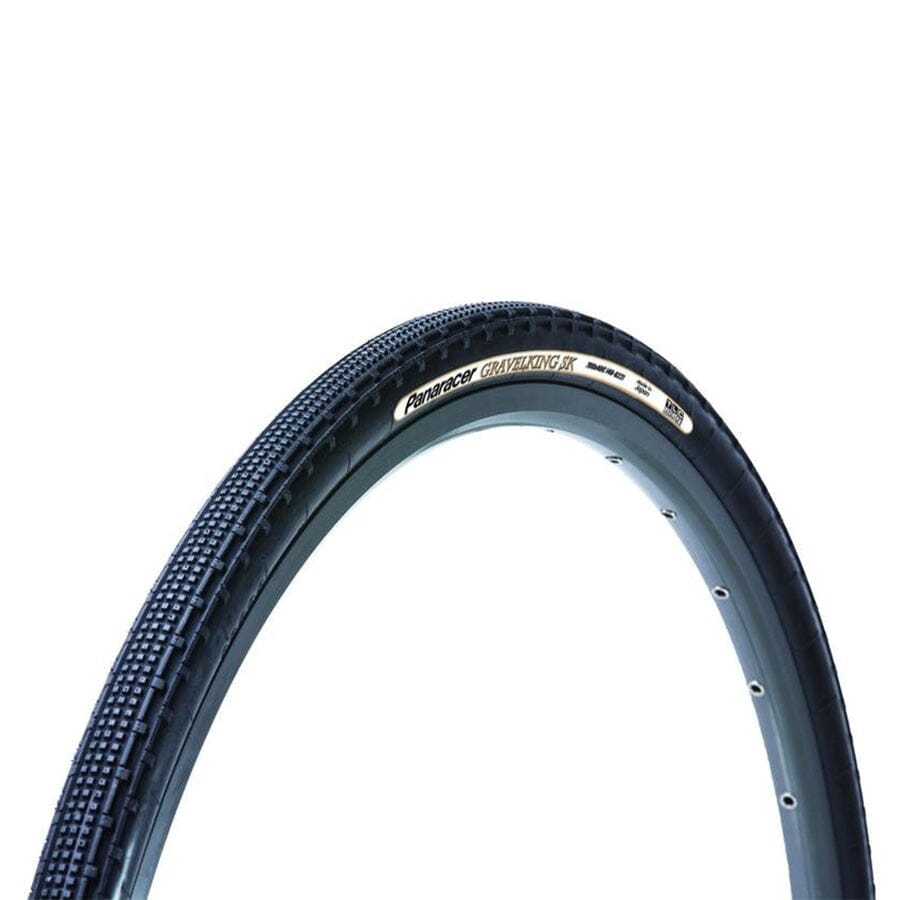 The Panaracer Gravelking SK Knobby Folding Gravel Tire Black