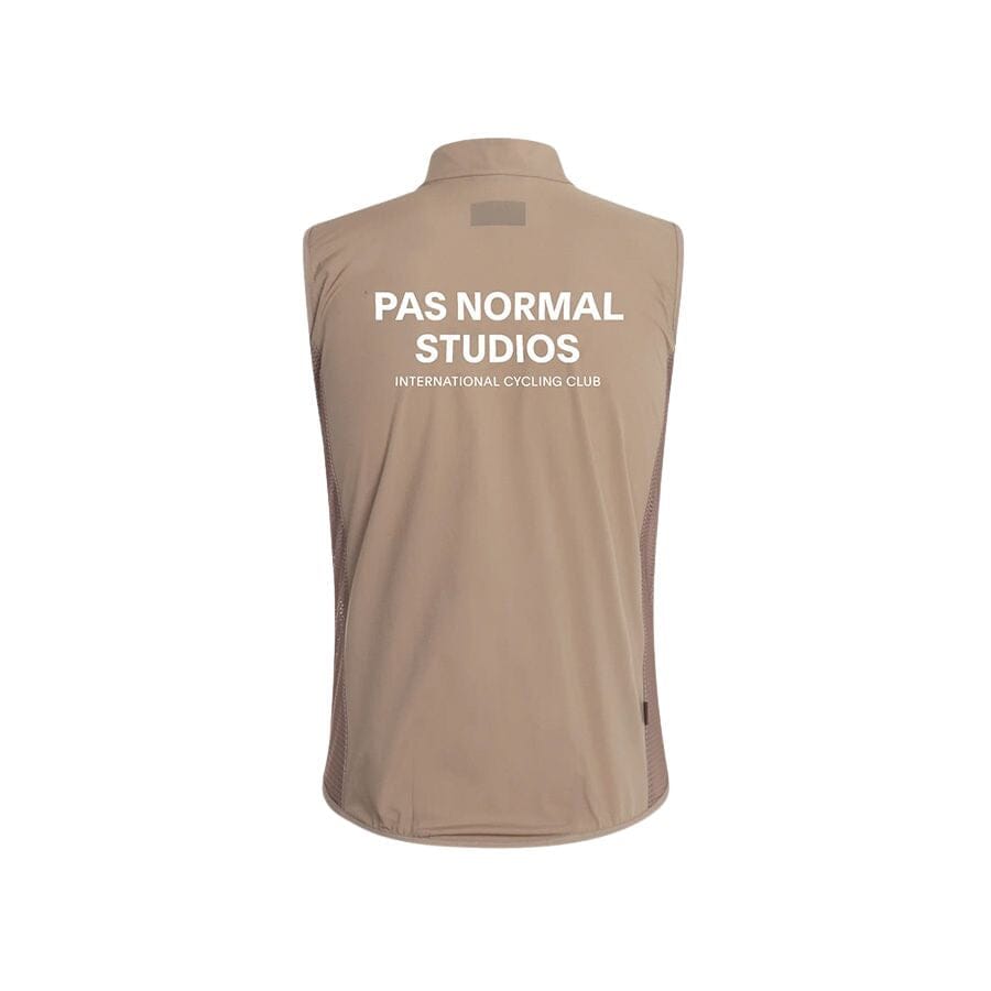 Pas Normal Studios Mechanism Stow Away Gilet Beige Back View 