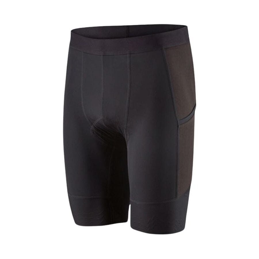 The Patagonia Men's Dirt Roamer Bike Liner Shorts Quarter View