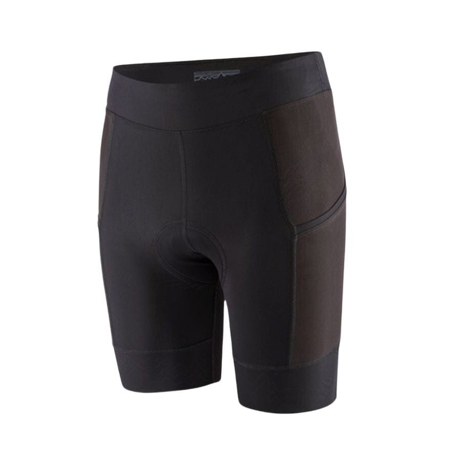 The Patagonia Women's Dirt Roamer Bike Liner Shorts in Black