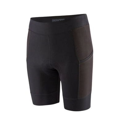 The Patagonia Women's Dirt Roamer Bike Liner Shorts in Black