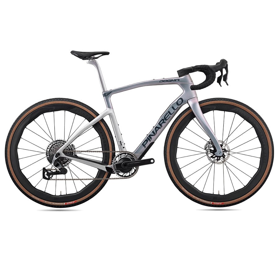Pinarello Dogma GR SRAM Red XPLR 1x13 PM Bikes Pinarello Bikes Interstellar Grey Matt Princeton Grit 4540 43