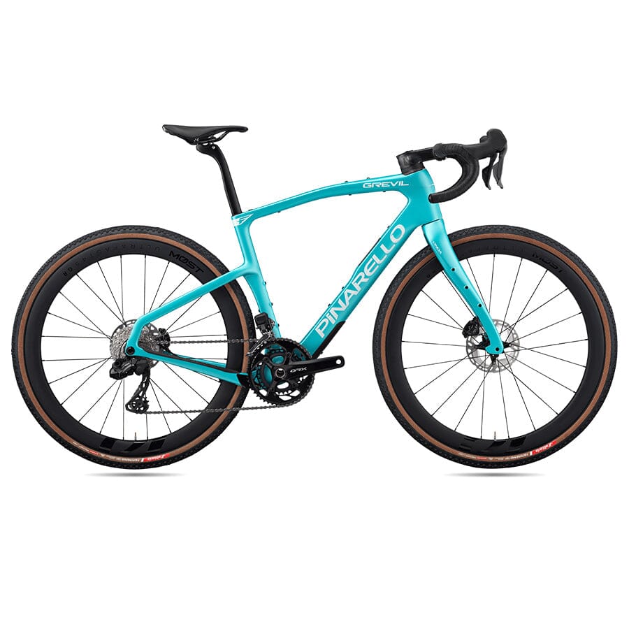 Pinarello Grevil F7 Force XPLR AXS Bikes Pinarello Bikes Stone Turquoise 47 