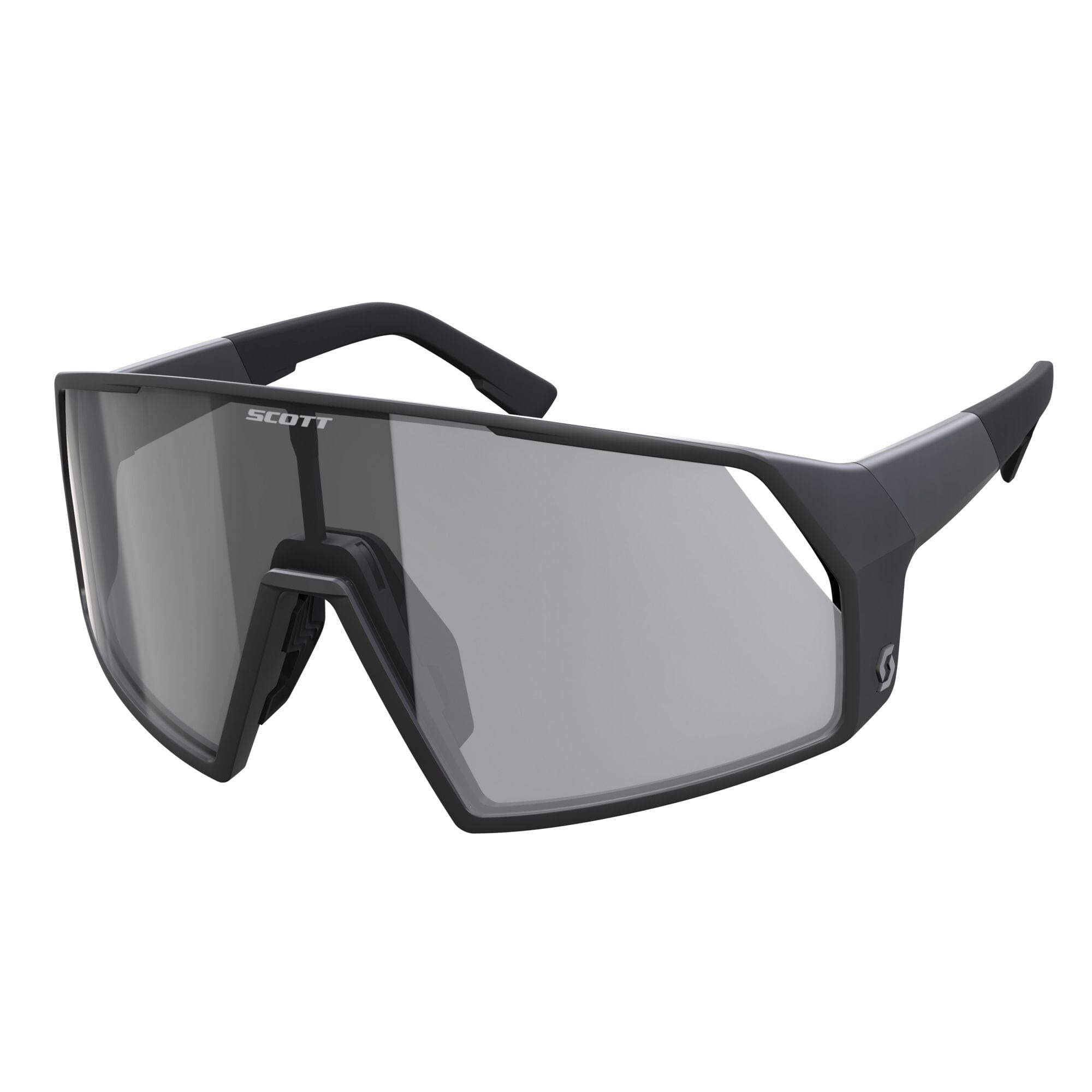 Radical Retro Flat Top Color Tone Half Frame Shield Sunglasses - zeroUV