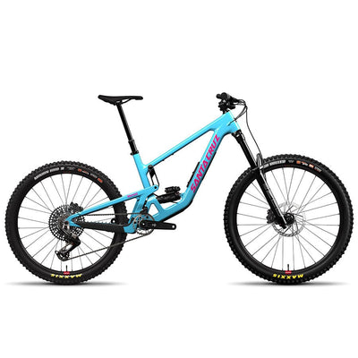 Santa Cruz Nomad 7 CC 90 BIKES Santa Cruz Bikes Gloss Aqua Magenta S
