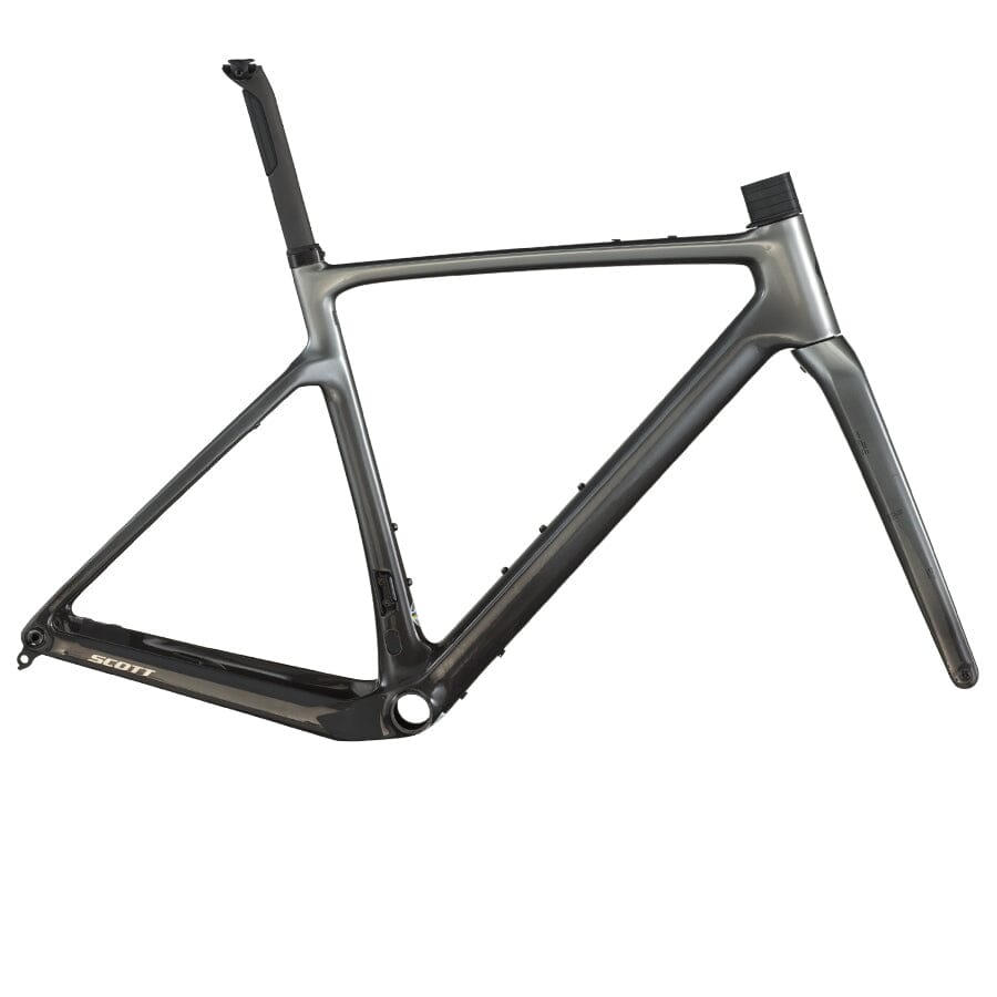 SCOTT Addict Gravel Team HMF Frameset BIKES SCOTT Bikes Chrome Silver XS 