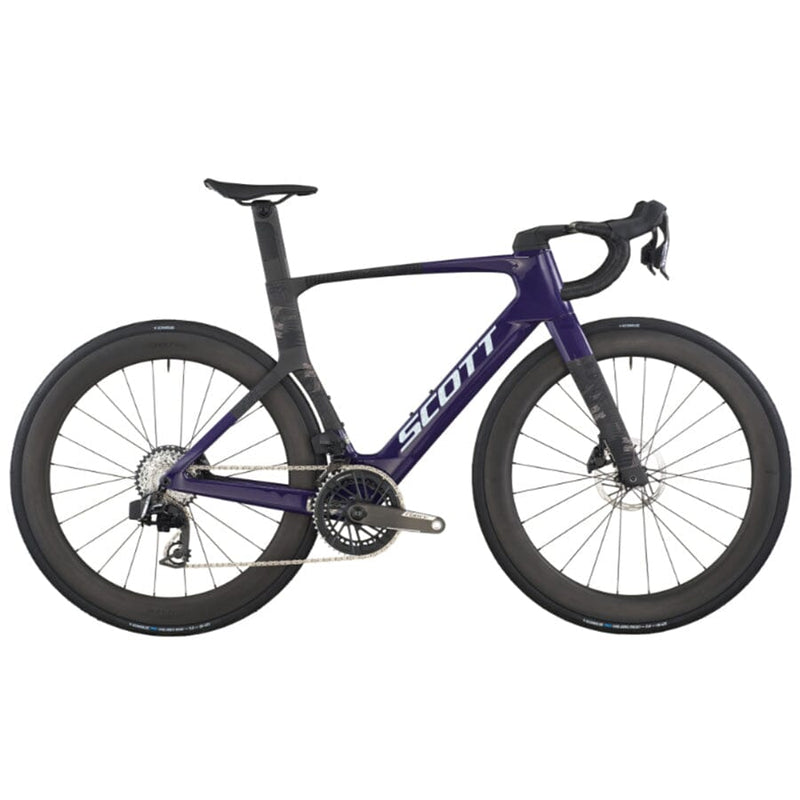 SCOTT Foil RC Team BIKES SCOTT Bikes Grape Purple/Carbon Black XXS