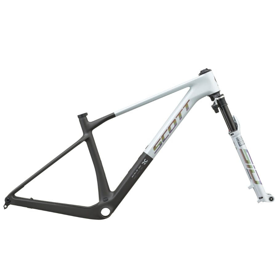 SCOTT Scale RC World Cup Frame+Fork BIKES SCOTT Bikes Cumulus White/Carbon Black S 