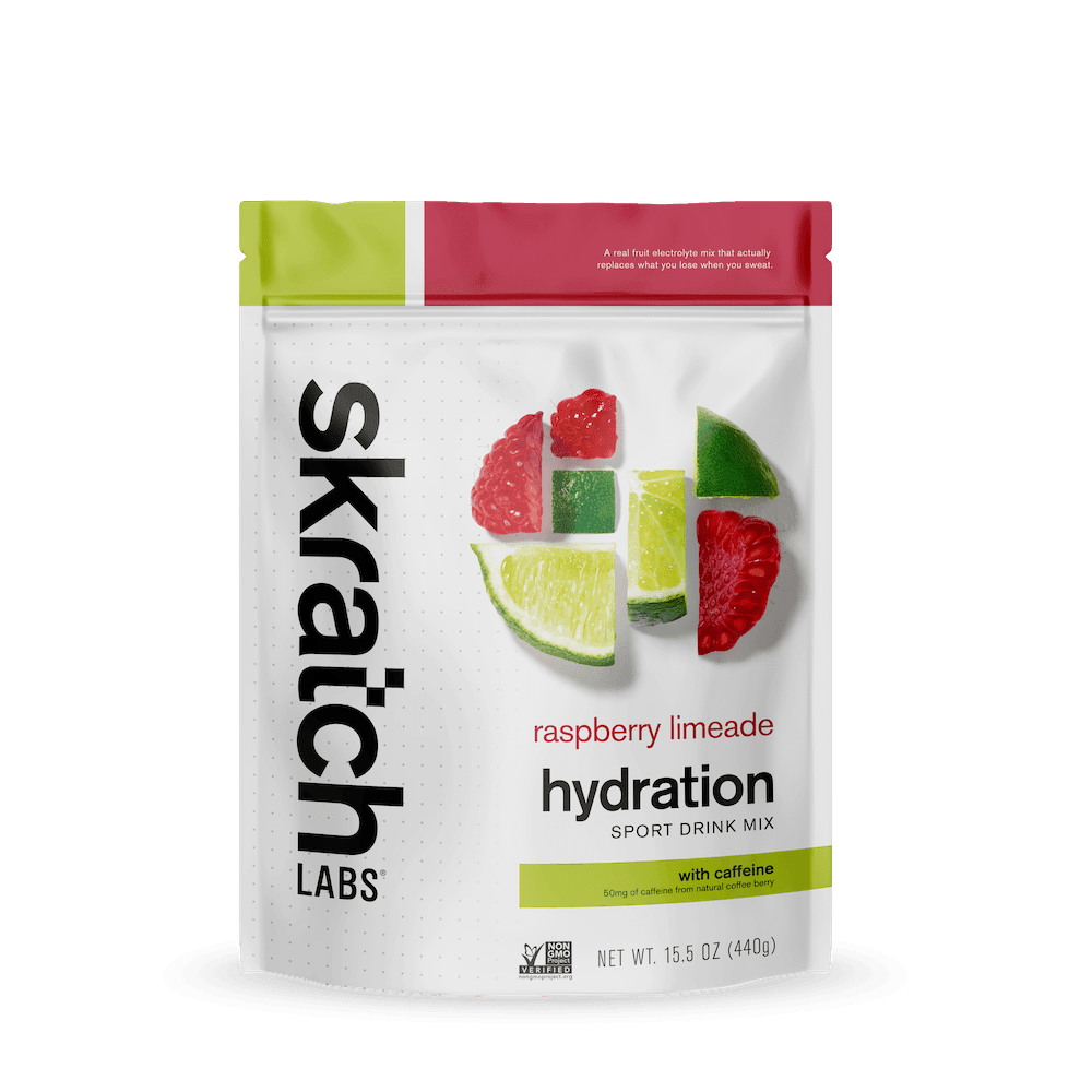 Skratch Labs Sport Hydration Mix Accessories Skratch Labs Raspberry Limeade 20 Serving Resealable Pouch 